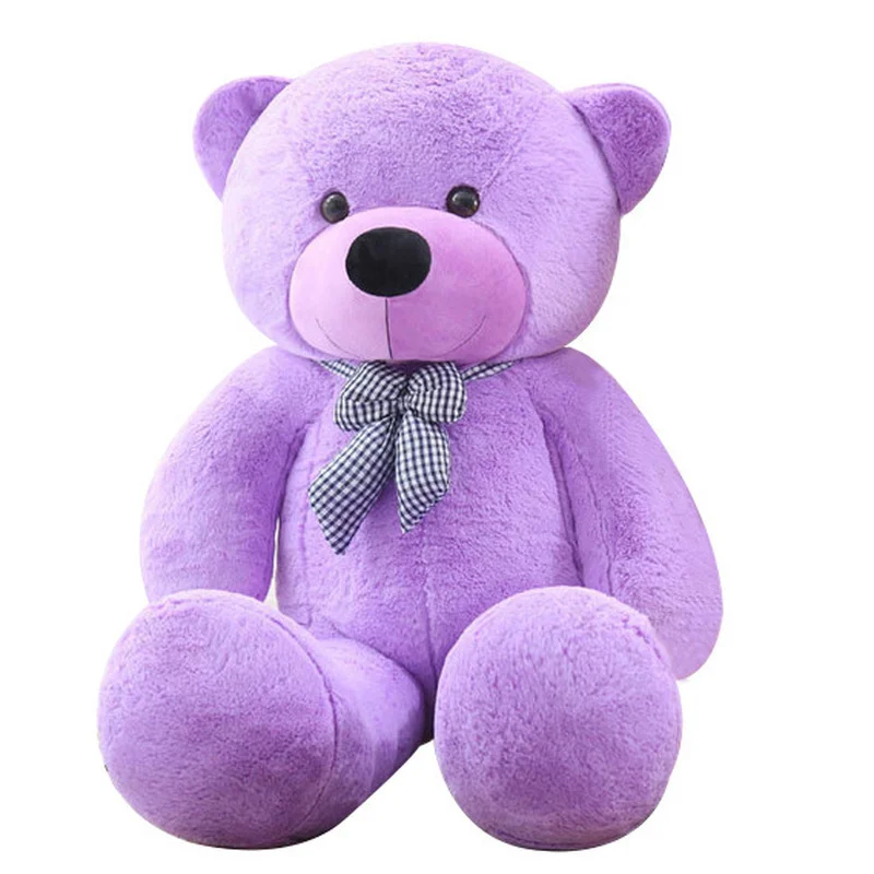 

Hot 100cm Huge Purple Teddy Bear Soft Plush Doll Stuffed Giant Big Toy Xmas Gift Cute Skin-friendly and Comfortable Plush Stuff