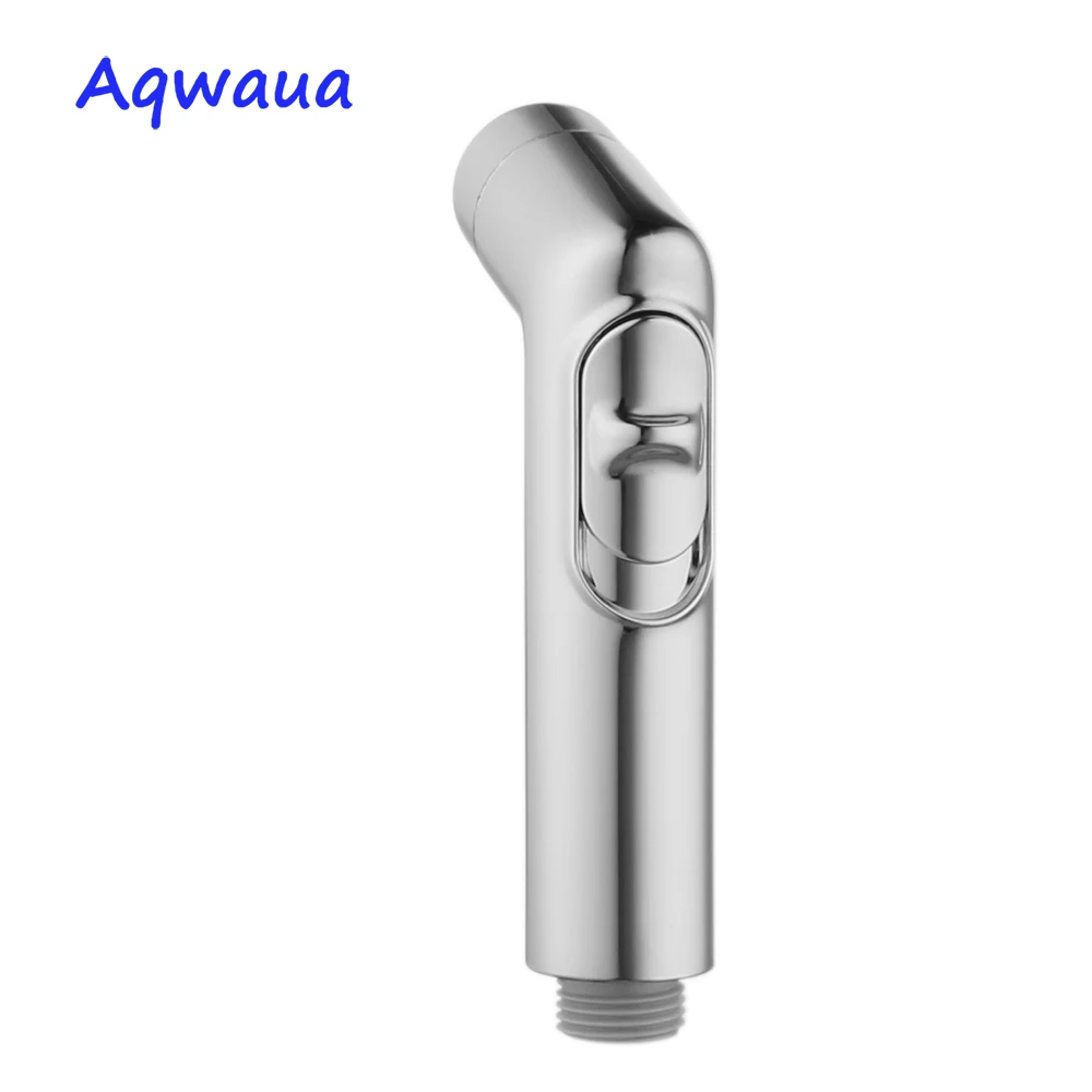Aqwaua Bidet Toilet Shower Hand Sprayer Bathroom Head Chrome Plated Wholesale Hygienic Accessories Shattaf | Обустройство дома