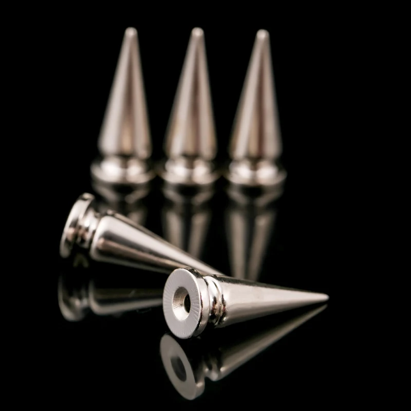 Конус Screwback Шипы Шпильки diy панк шипы рок с заклепками шипами для одежды обуви