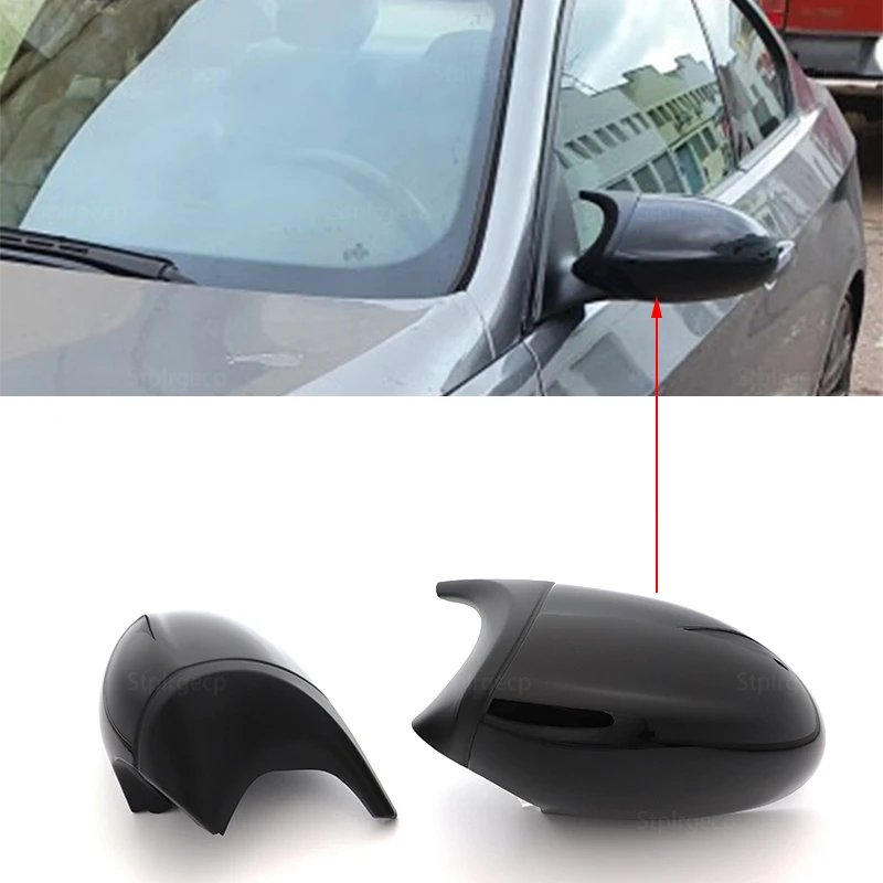 

Черная Стильная крышка E90 E91 Pre-LCI 2005-2007 M3 E81 E82 E87 E88 для BMW 3 серии E92 E93, крышка заднего зеркала 2006 2007 2008 2009