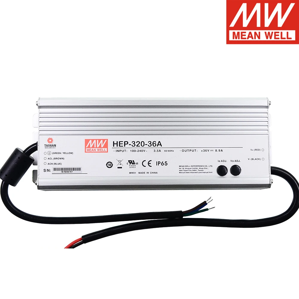 Источник питания с одним выходом Mean Well 6/320 12 В 15 24 48 54 в 320 Вт функцией PFC для суровых
