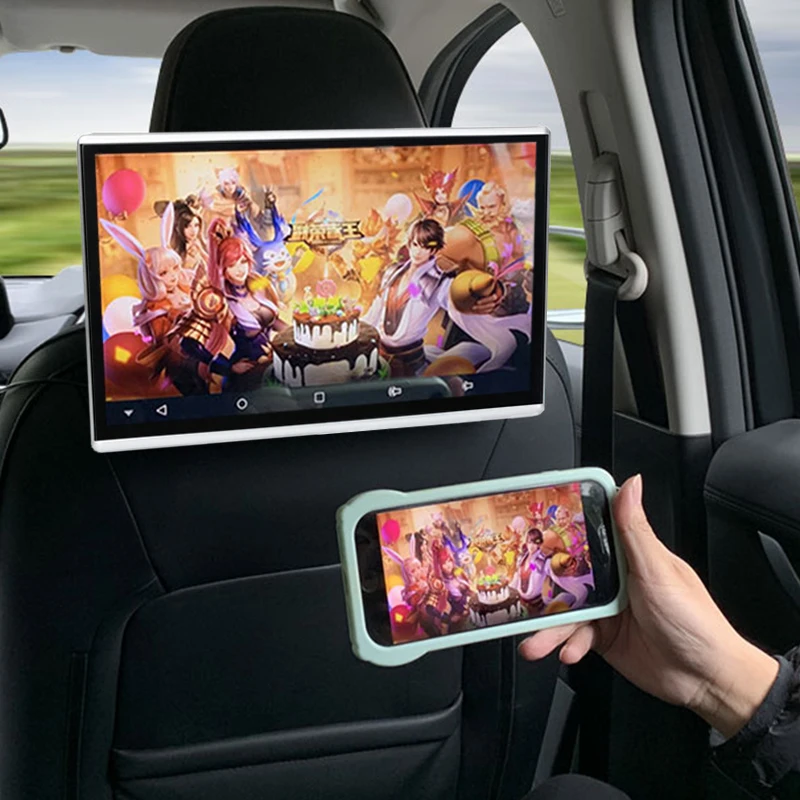 11,6 дюймовый Android 9,0 автомобильный монитор на подголовник 1920*1080 4K 1080P сенсорный экран wifi/Bluetooth/USB/SD/HDMI/FM/Mirroring/Miracast/MP5