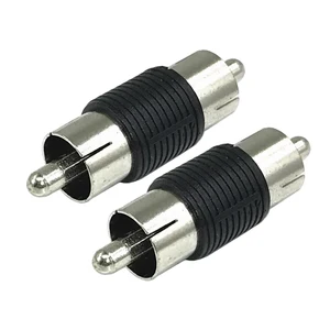 OwlCat 2 шт. прямой AV RCA штекер кабельный разъем для видеонаблюдения IP Camea Аудио Микрофон подключение