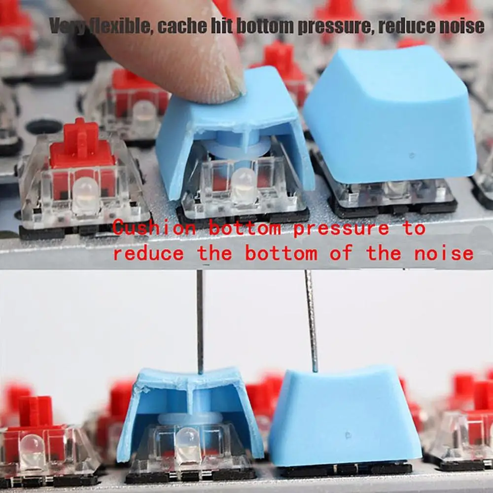 110 шт белые колпачки для ключей резиновое уплотнительное кольцо переключатель