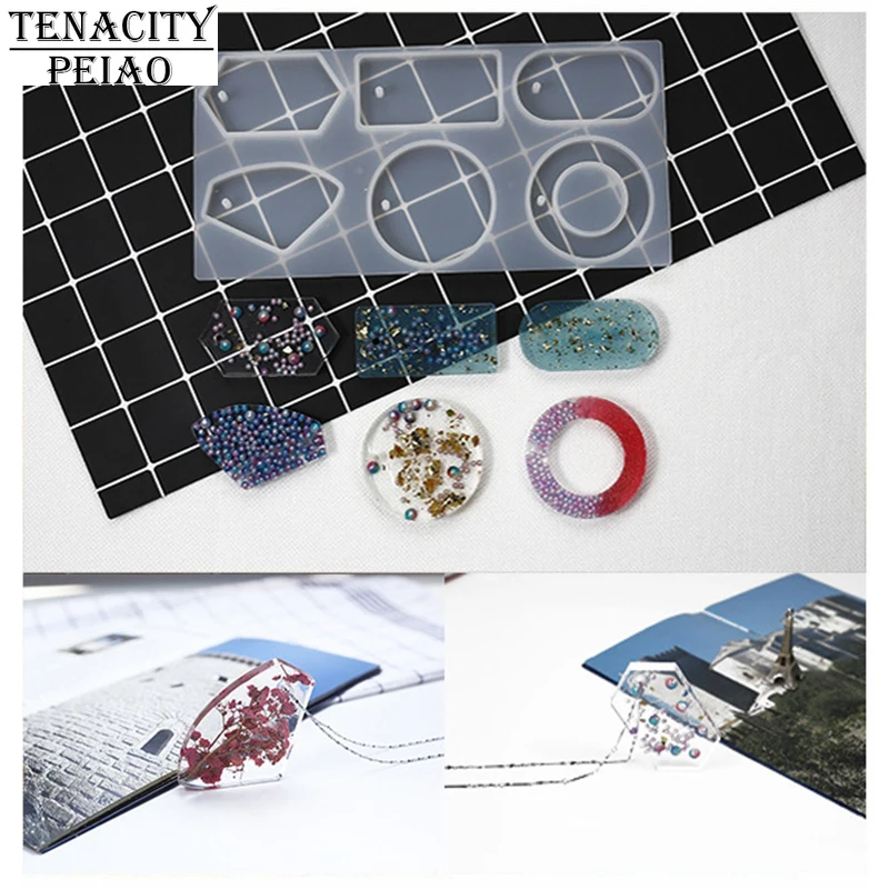 1 шт. силиконовая форма для изготовления украшений из жидкой эпоксидной/УФ смолы|