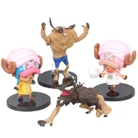 one piece figure anime action tony tony chopper figma model 4 inch abs outbreak statue collection gift desktop decoration toys