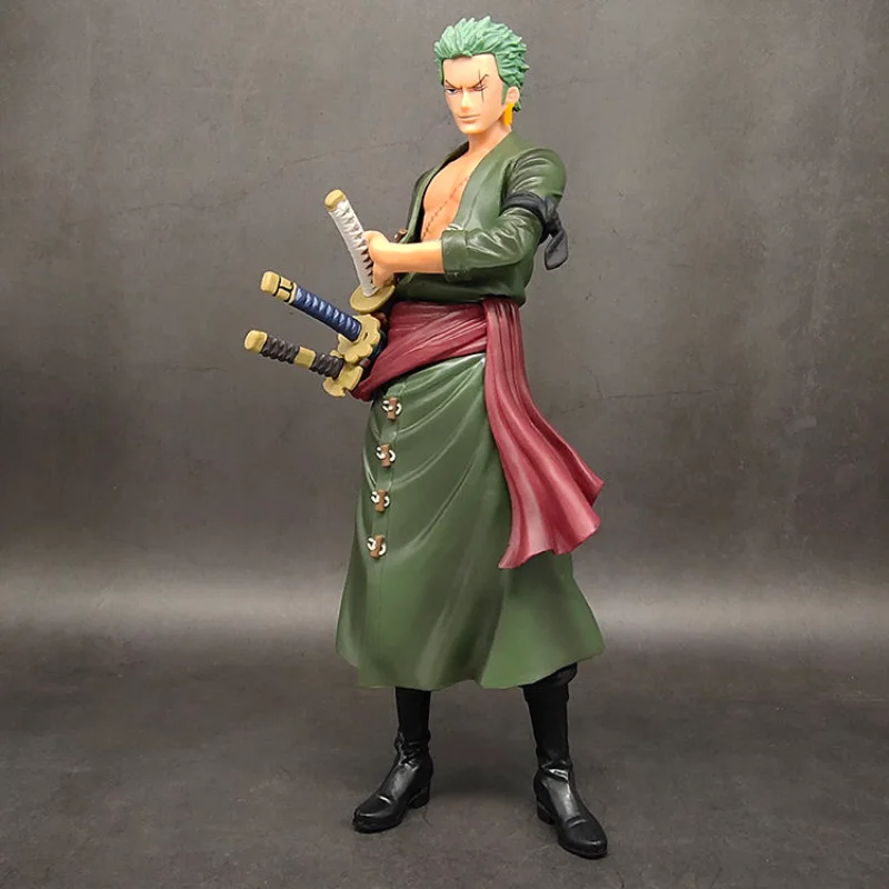

27cm One Piece Anime Figure ROS Standing Roronoa Zoro Oversized statue PVC Action Figure Collection Model Toys
