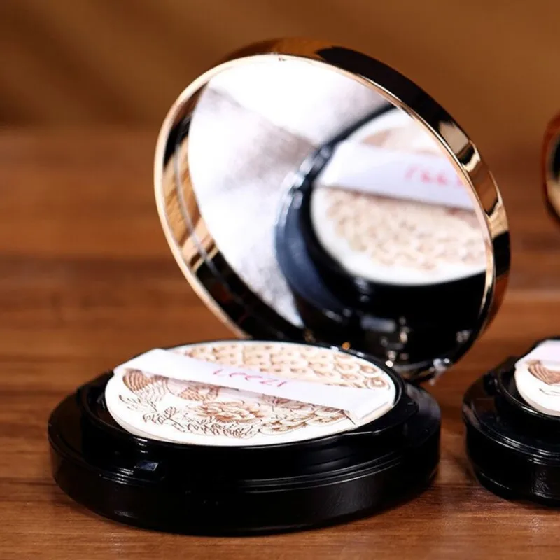 Retro Air Cushion BB CC Glow Foundation Cream For Face Moisturizing Concealer Whitening Beauty Base Cosmetics Makeup |