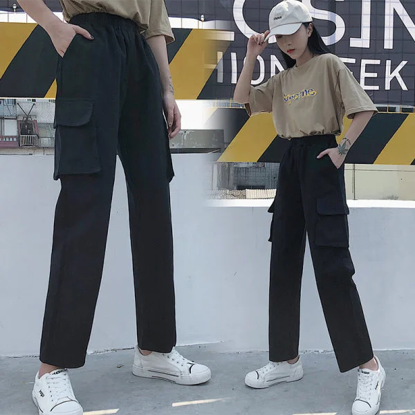 Женские Свободные Комбинезоны с высокой талией | Женская одежда