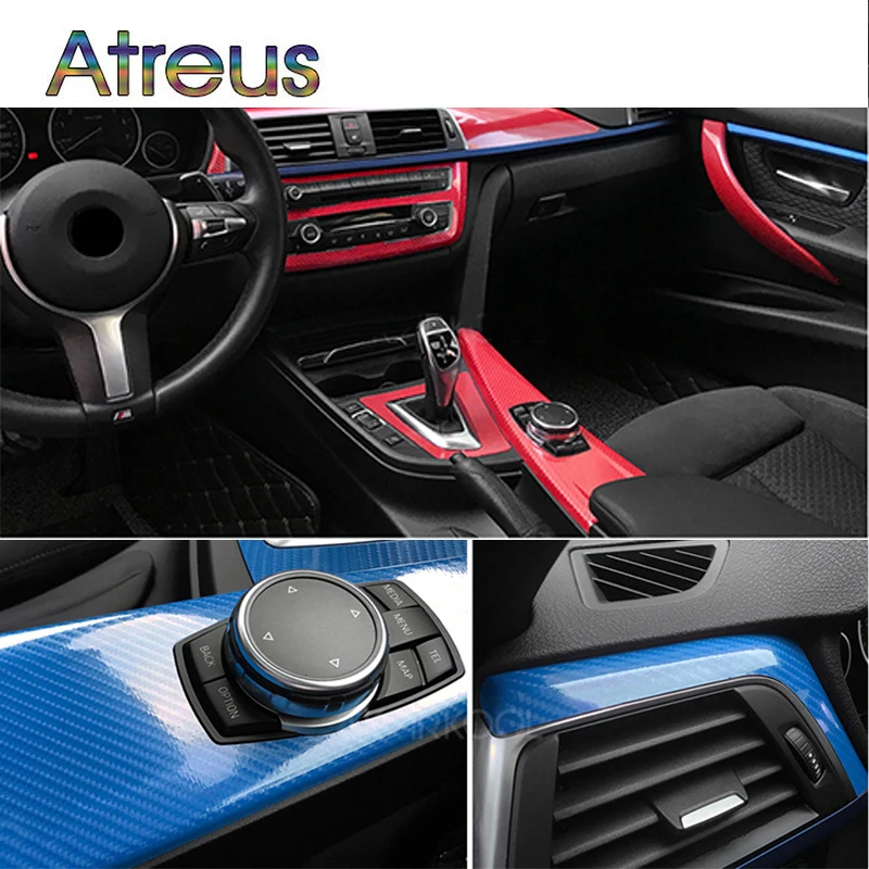 Глянцевая 5D виниловая пленка из углеродного волокна автомобильные наклейки для