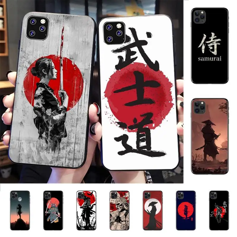 

Japan The samurai Ninja Phone Case for iphone 13 11 12 pro XS MAX 8 7 6 6S Plus X 5S SE 2020 XR case