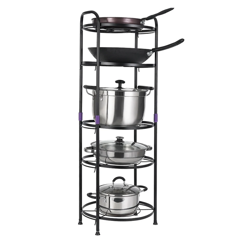 2 Layers Multifunction Kitchen Stand Creative Portable Space Saving Basin Pot Combinatorial Storage Holder Detachable Sundry New | Дом и сад