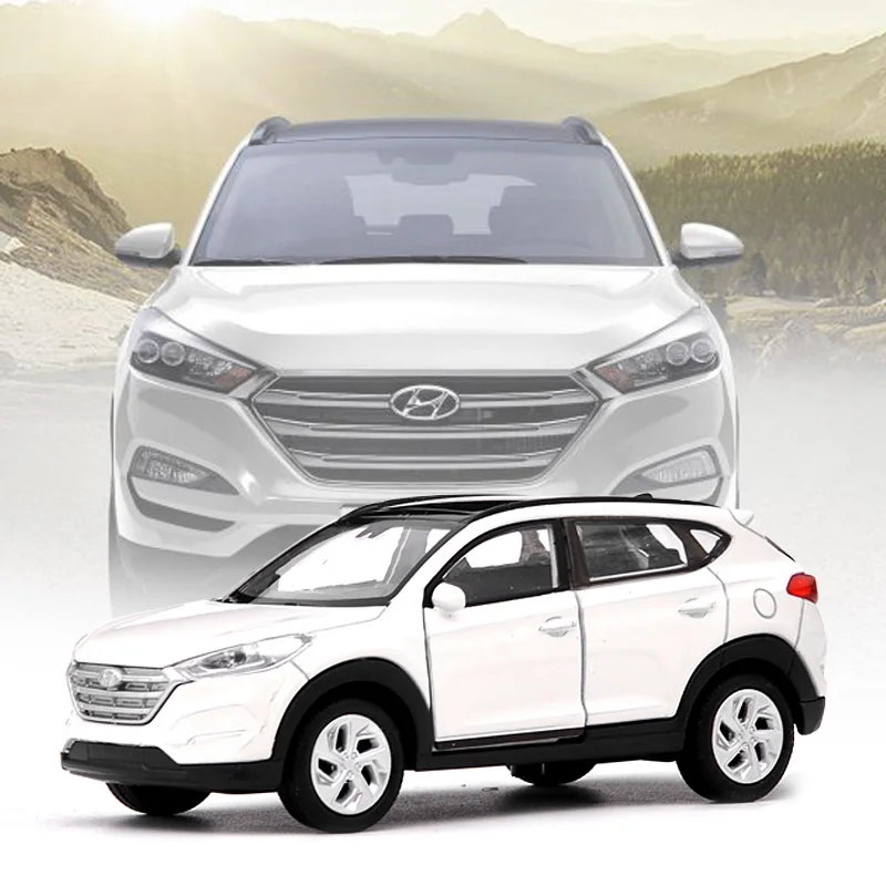 Модель автомобиля из сплава 1:36 высокая имитация Hyundai Tucson металлическая модель