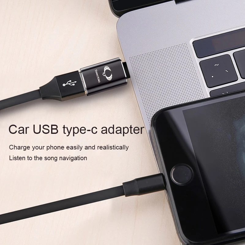 Поворотный USB-адаптер типа C для автомобиля 1 шт. аксессуары путешествий ОЗУ 1500