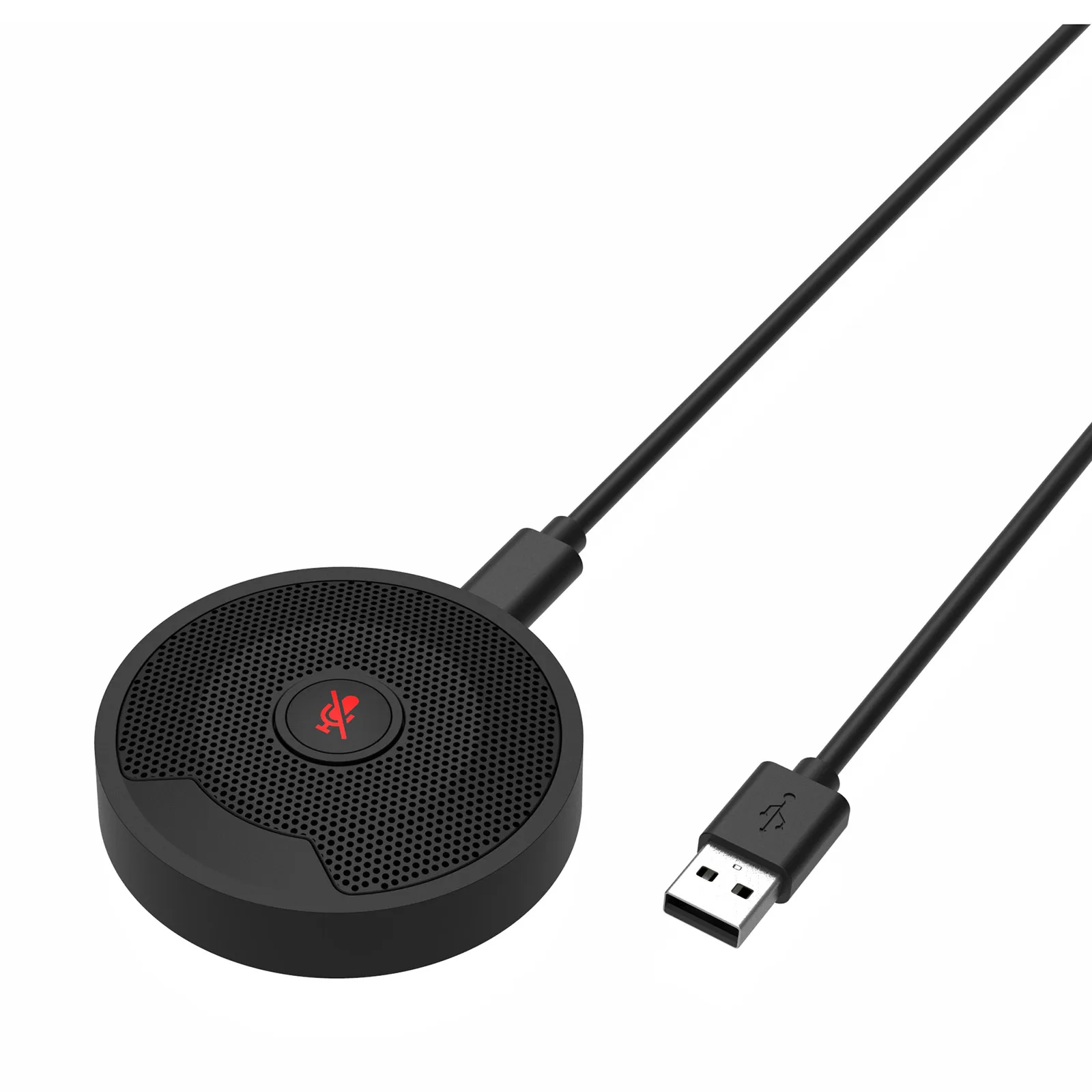 

USB-микрофон UM10 для конференций, 360 °, всенаправленные конденсаторные микрофоны для ПК, совместимые с Windows 7 / 8 / 10 / Mac OS 10,10