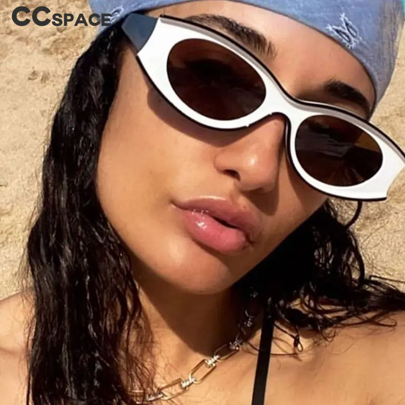 46572 кошачий глаз солнцезащитные очки ретро панк мужские женские Модные Оттенки