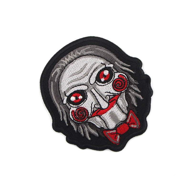 K399 Billy The Puppet стикер для одежды Аппликации патчи на одежду Железный вышитый патч