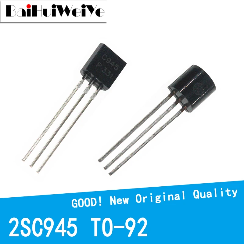 100 шт./лот 2SC945 C945 945 NPN TO-92 TO92 триодный транзистор 0,15a/50V NPN новый оригинальный чипсет хорошего качества