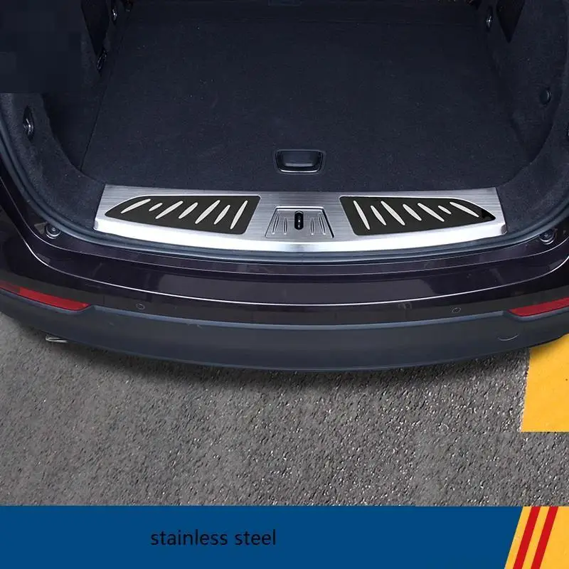 Авто Automovil багажник задние панели ножная педаль решетка внешняя наклейка полоса