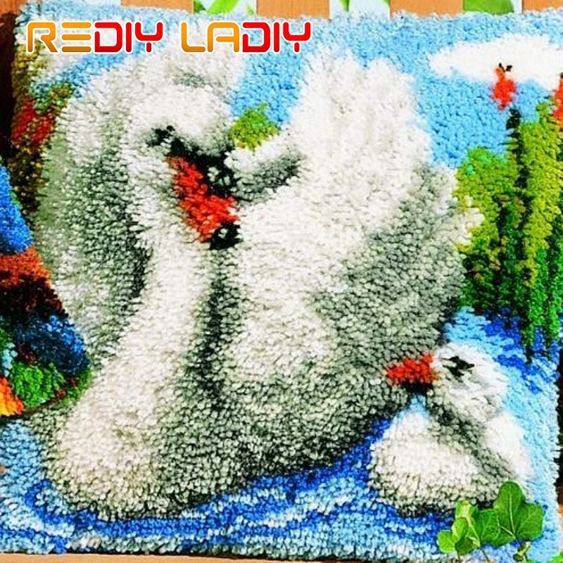 REDIY LADIY крюк с защелкой пряжа для подушек вышивания Наволочка на подушку