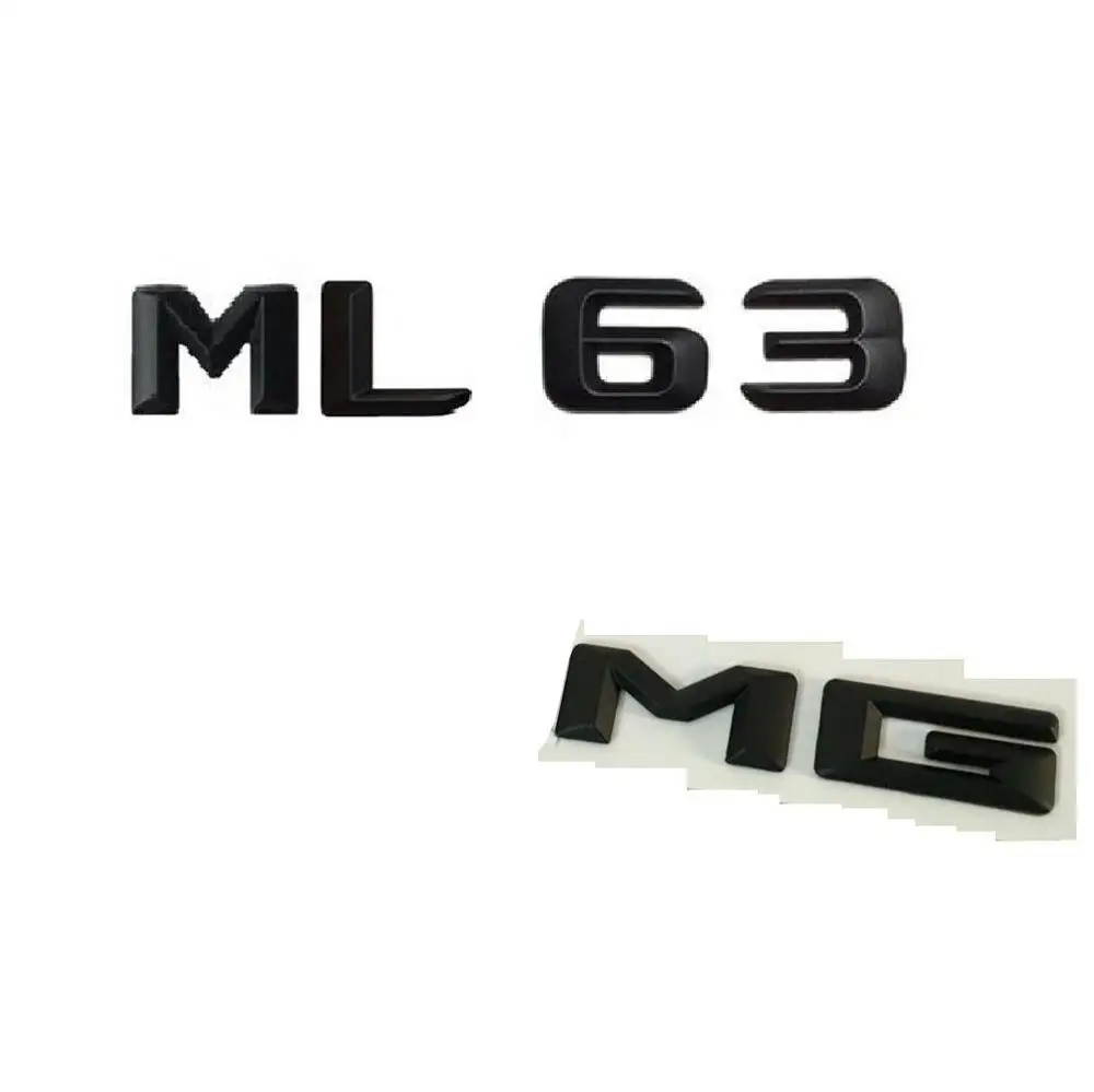 Черные значки с цифрами и надписями в багажнике эмблемы для Mercedes W164 ML63 Для AMG |