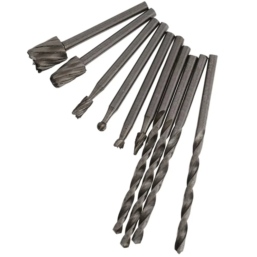 

Routing Router Drill Bits Set Carbide Wood Stone Rotary Burrs Tools 28,000 RPM For Multi-Function Power Tools Cutting Wood Metal