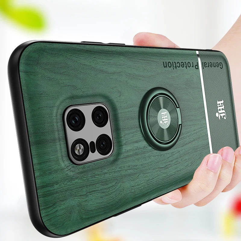 Чехол Bionic для телефона с текстурой древесины Huawei Mate 20 30 Pro чехол