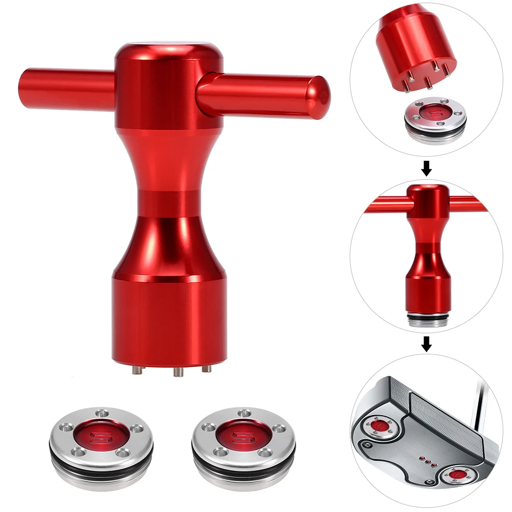 2 предмета для игры в гольф набор весов Гольф Веса с ключ дюймовый стандарт 5 Pin