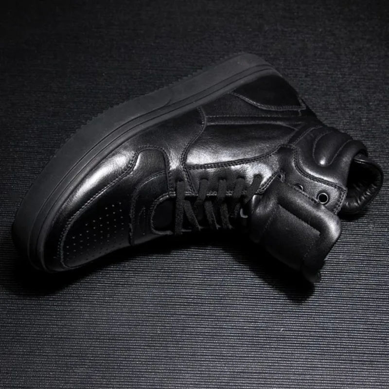 Роскошная повседневная обувь Мужская Осенняя из натуральной коровьей кожи белые