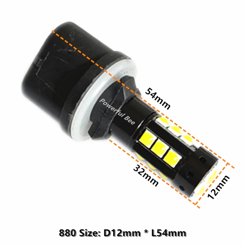 2 x H27/880 881 30 Вт мощность 12-48 В Автомобильная фара для грузовика автобуса фонарь