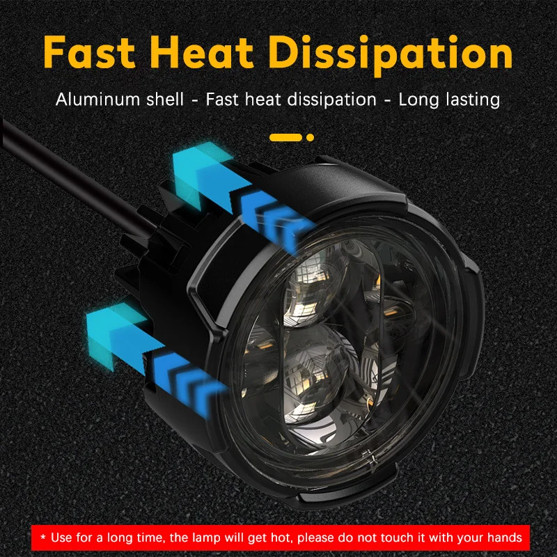 Дополнительный свет для мотоцикла s 120 лм Вт прожектор чип CREE 8-80 в светильник -