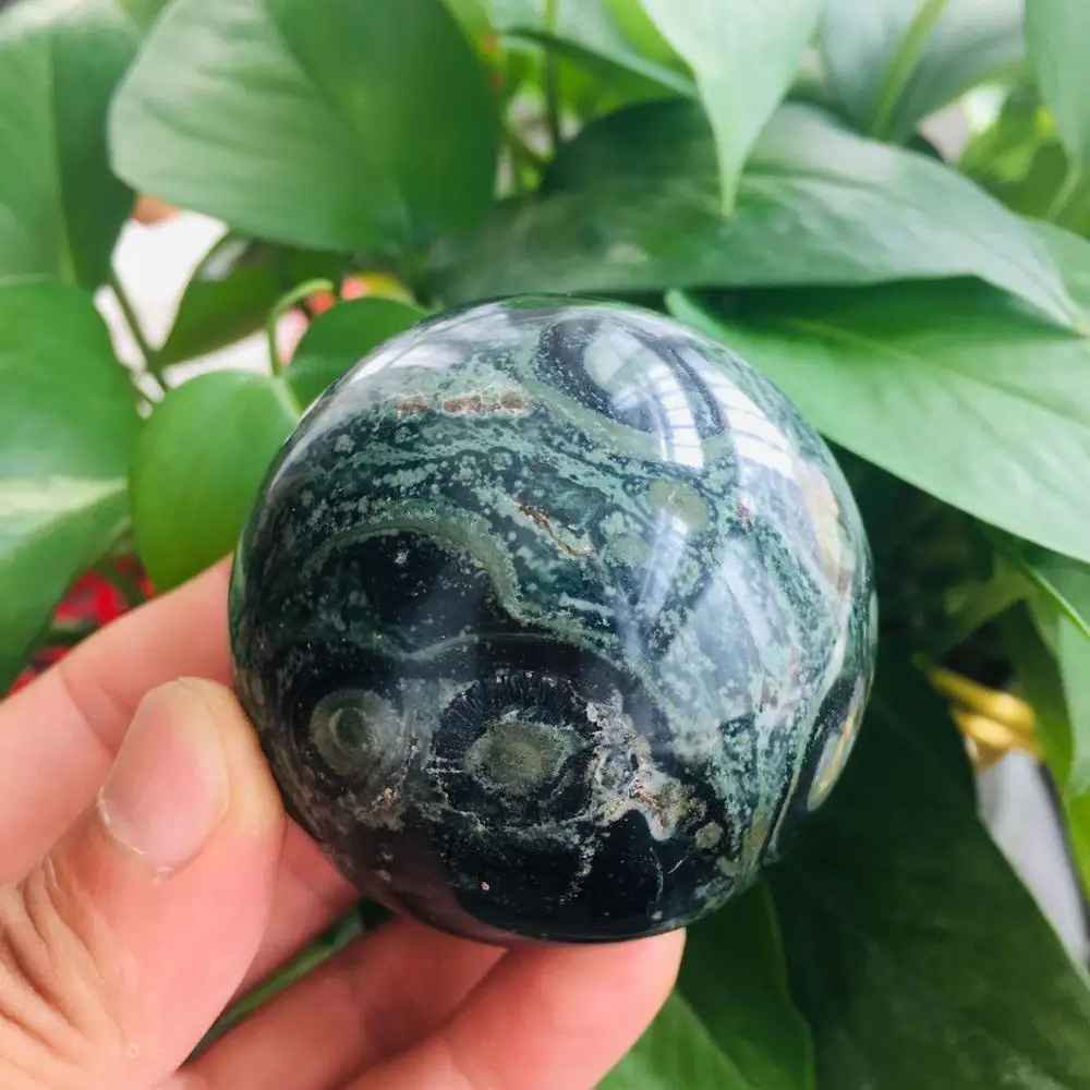 50-55 мм натуральный драгоценный камень сфера малахит хрустальный шар | Дом и сад