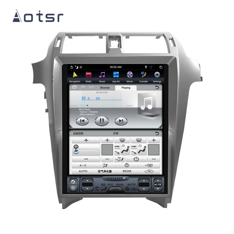 Tesla styel Android 8 Автомобильный dvd-плеер gps навигация для Lexus GX400 Lexus GX460 2010- Авто радио мультимедиа палер головное устройство