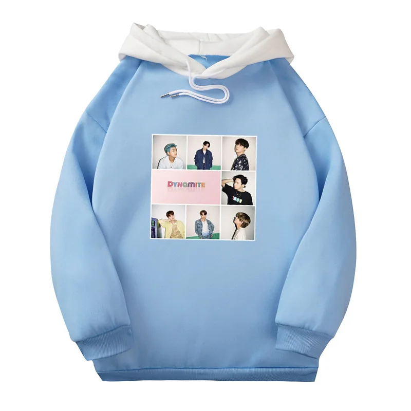 

Korean Style Harajuku Dynamite Kpop Winter Warm Hoodies Women Ullzang Streetwear Graphic Sweatshirt K-pop Oversized Hoody Female