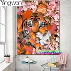 Алмазная живопись с тигром глаза в джунглях 5D полная Алмазная мозаика сделай сам наборы для вышивки крестиком Алмазная картина вышивка домашний декор искусство