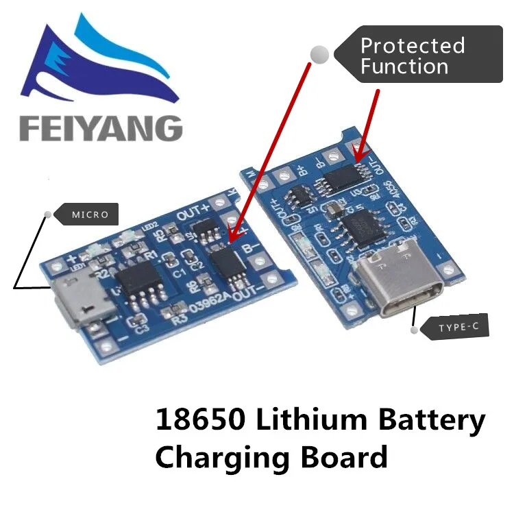 10 шт. зарядная плата TP4056 с Micro USB 5 В 1A 18650|Интегральные схемы| |