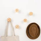 Деревянные крючки для одежды, крючки для пальто, винтовой дизайн, натуральный роскошный деревянный держатель для ключей из Канады и клена, настенная вешалка для ключей, нордическая домашняя вешалка для пальто