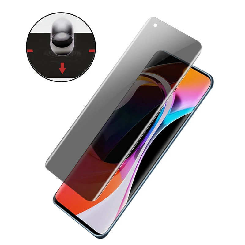 Для Oneplus 8 Pro Защитная пленка для экрана с УФ полным клеем стекло 7 7T