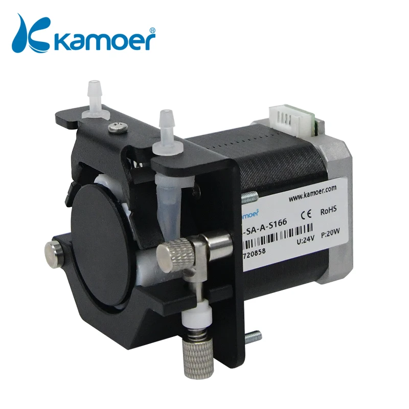 

Kamoer KCS 24V/12V Peristaltic Pump Stepper Motor Liquid Transfer Pump with Long life, High Precision, Silicone/BPT/Viton Tube