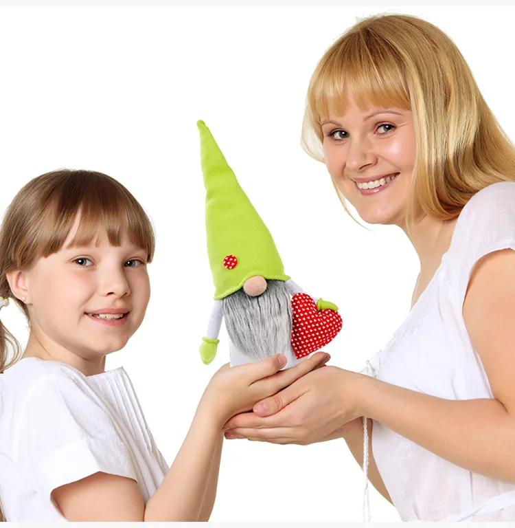 

Pointed Hat Love Mom Doll Cute Gnome Ornament Mothers Day Gift Home Decor