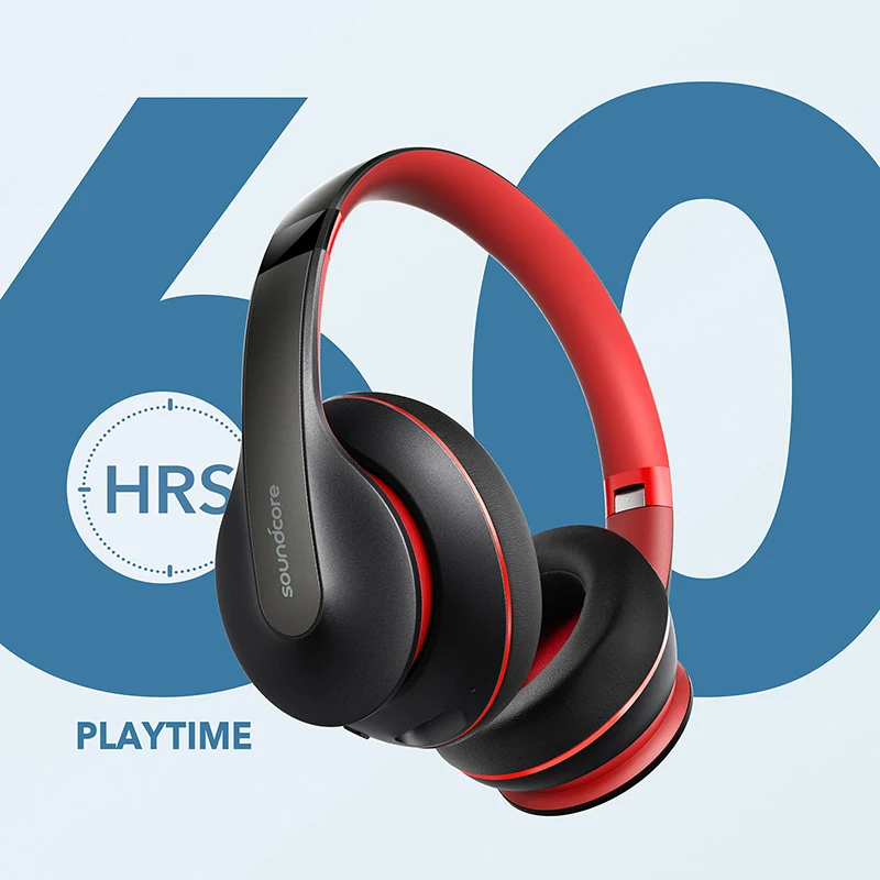 FOR Anker Soundcore Life Q10 Wireless Bluetooth Headphones, Over Ear and Foldable, Hi-Res Certified Sound, 60-Hour Playtime enlarge