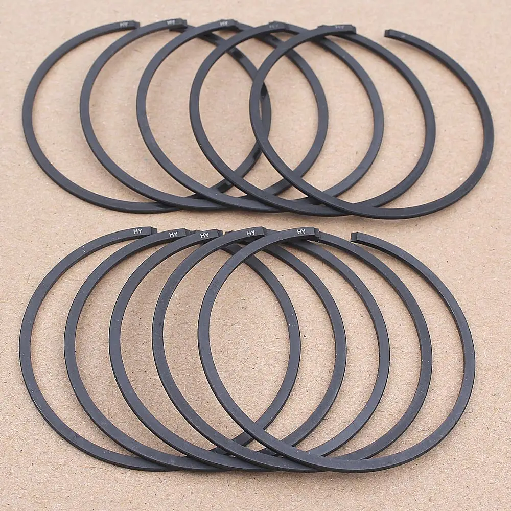 

10PCS/LOT Piston Rings 45mm x 1.2mm For Husqvarna 345 346XP 353 350 351 Chainsaw Replacement Part 537253002