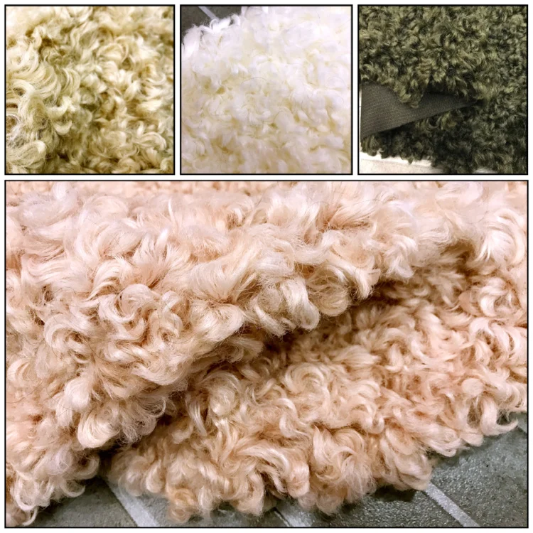 

Sheep loop curly wool, woven imitation fur goat hair flannel fur fabric ,fur plush cloth doll background cloth carpet fabric