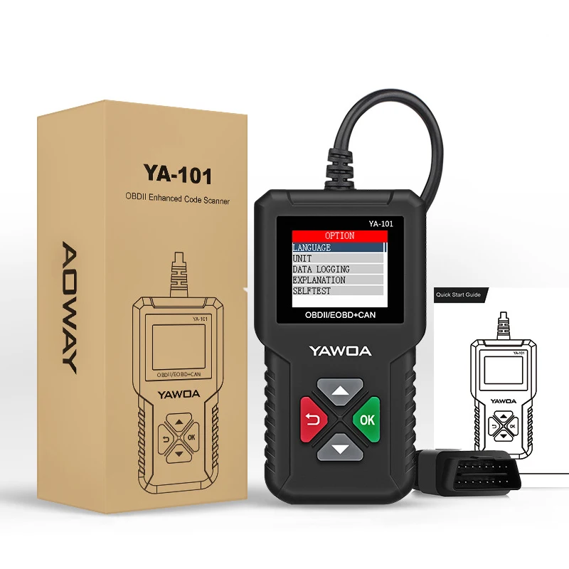 

CR3001 YA-101OBD2 Vehicle Code Reader Automotive OBD2 Scanner Check Engine Light Test Diagnostic Tool Car Accessories