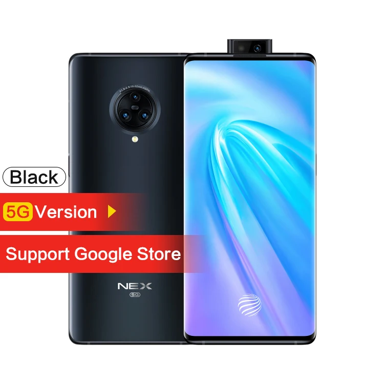 5G Version 8GB 256GB Vivo Nex 3 5G версия глобальная ПЗУ NFC 8 Гб 256 Гб мобильный телефон 64MP+ 13MP+ 13MP 6,8" 1080x2256 P полный экран 44 Вт VOOC смартфон - Цвет: 5G Version 8GB 256GB