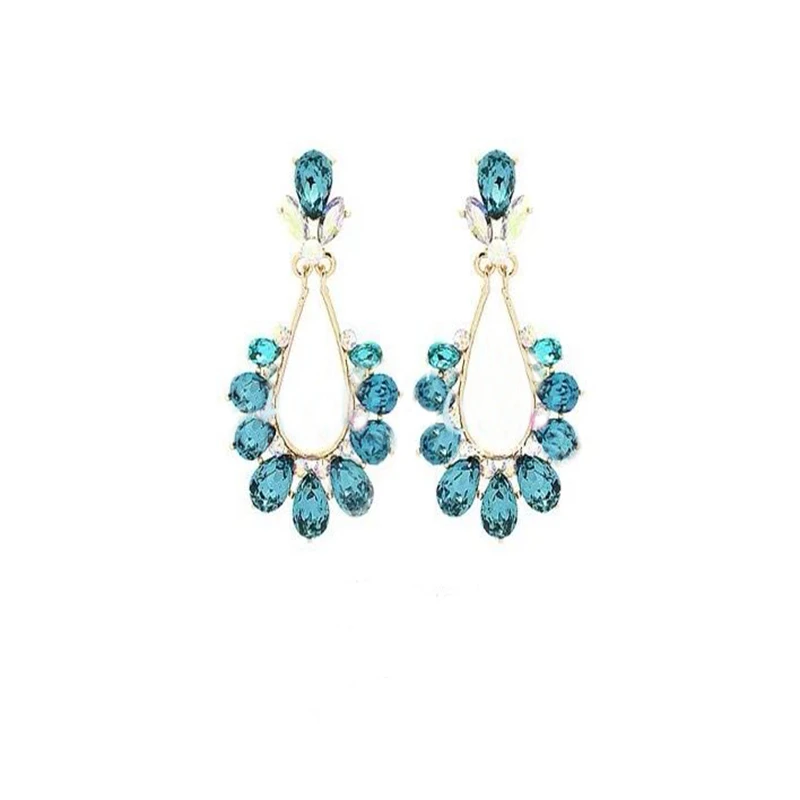 Новые модные геометрические аксессуары в Корейском стиле с кристаллами форме