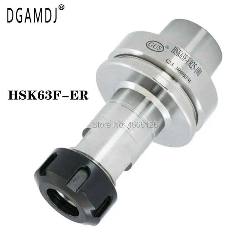 HSK63F ER16 ER20 ER25 ER32 ER40 цанговый патрон HSK держатель инструмента для резьбы CNC токарный