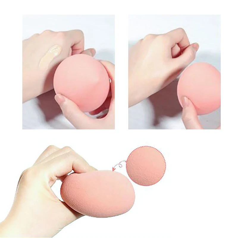 Милая девушка супер мягкое яйцо для макияжа консервированное Персиковое авокадо