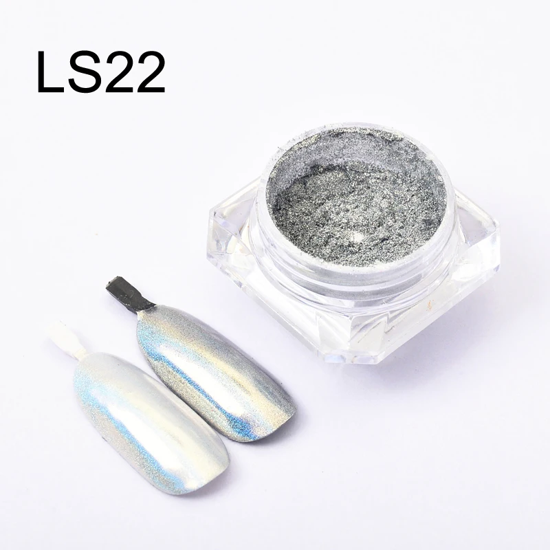 

11 Color 0.5g Nail Mirror Glitter Powder Metallic Color Nail Art UV Gel Polishing Chrome Flakes Pigment Dust Decorations