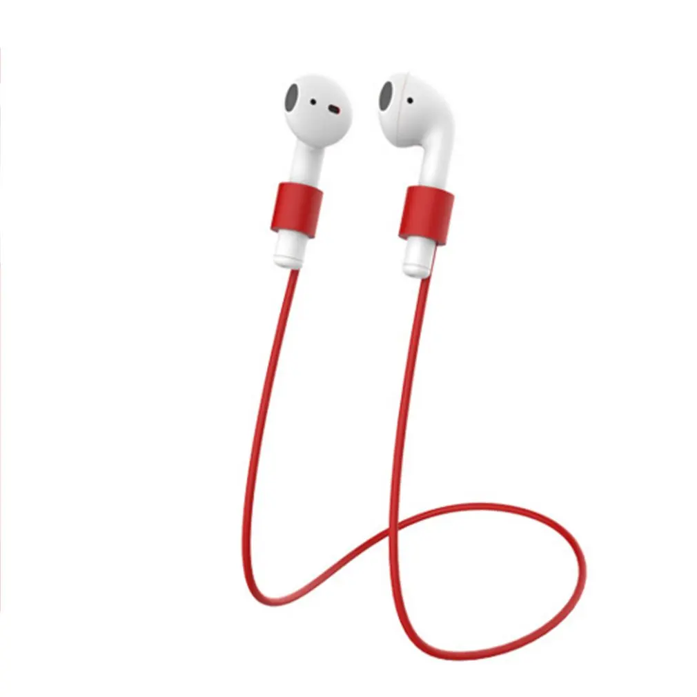 5 шт./компл. силиконовый чехол для Airpods Защитный анти потерянный провод наушников